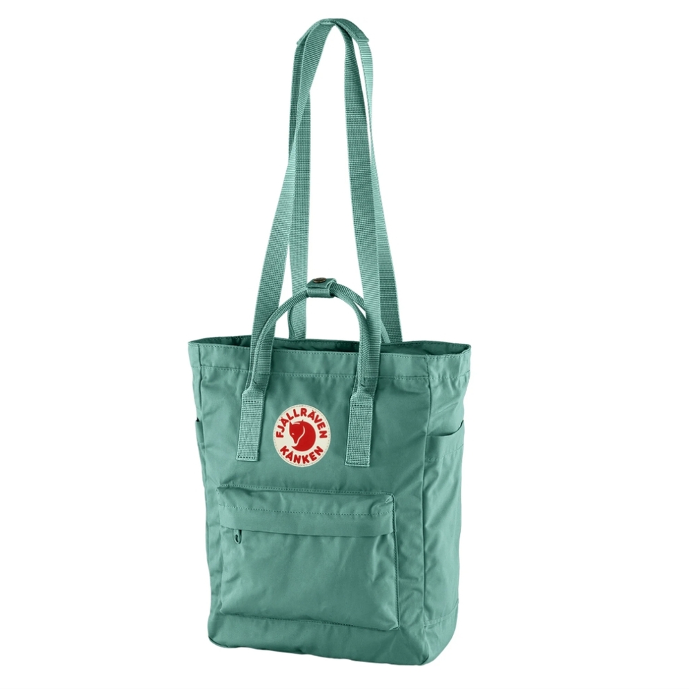 EUC Fjallraven Kanken Totepack In Frost Green